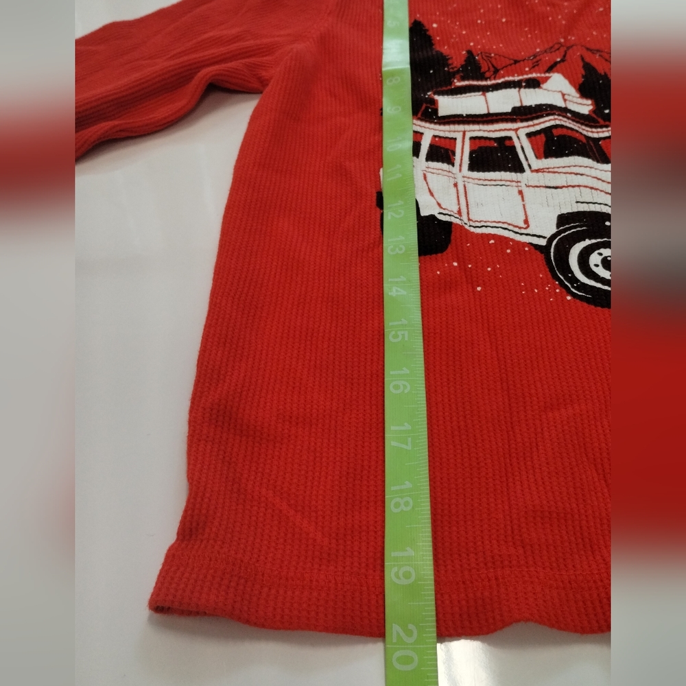 -Old Navy Boy M (8) Red Adventure Car Long  Sleeve Winter Shirt Top Kidcore - Picture 14 of 14